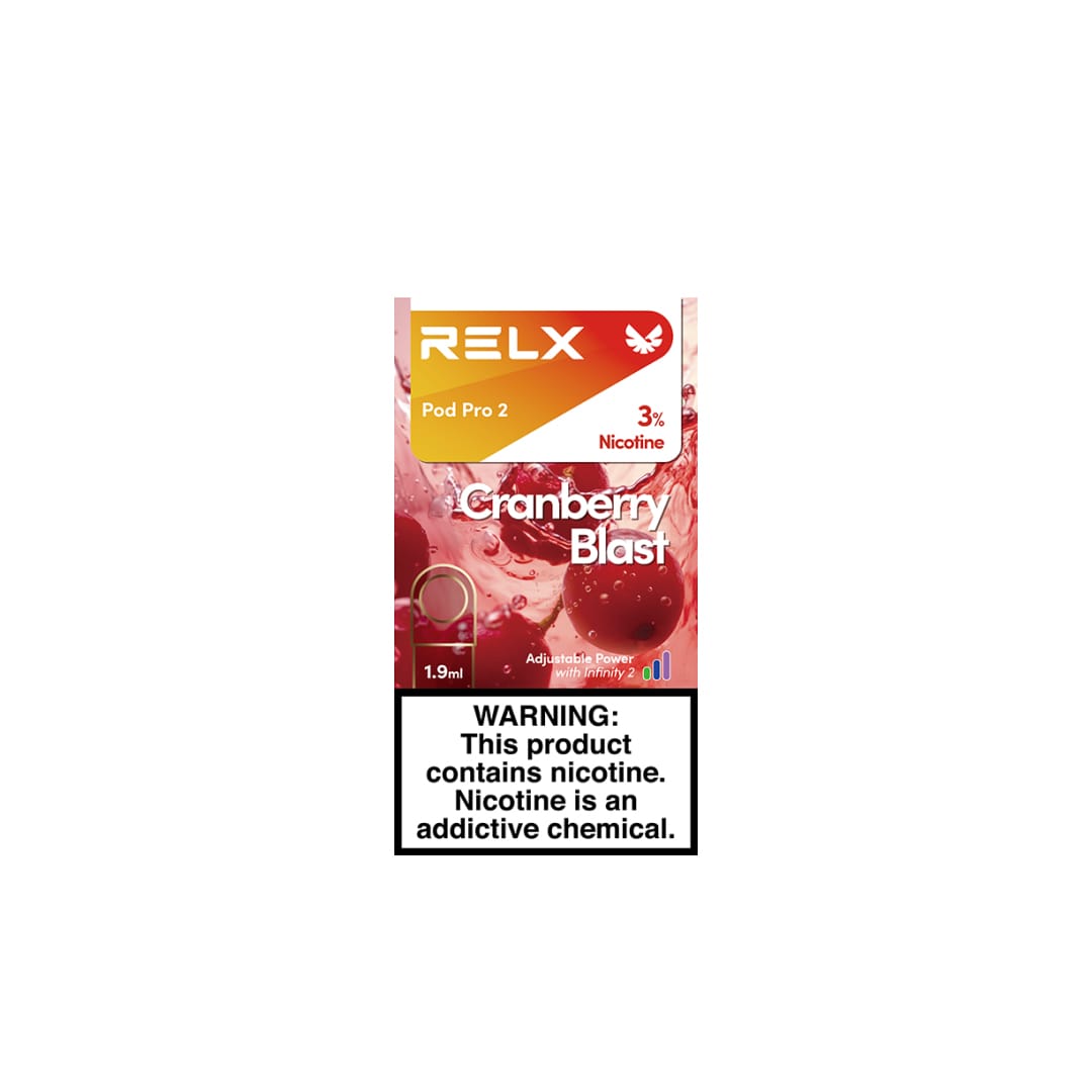 Relx クランベリー Cranberry Blast 3%