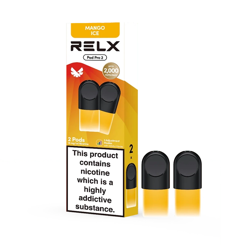 RELX Pod Pro 2 2個入り マンゴーアイス